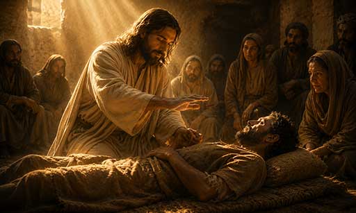 Raising the widow's son at Nain, Luke 7