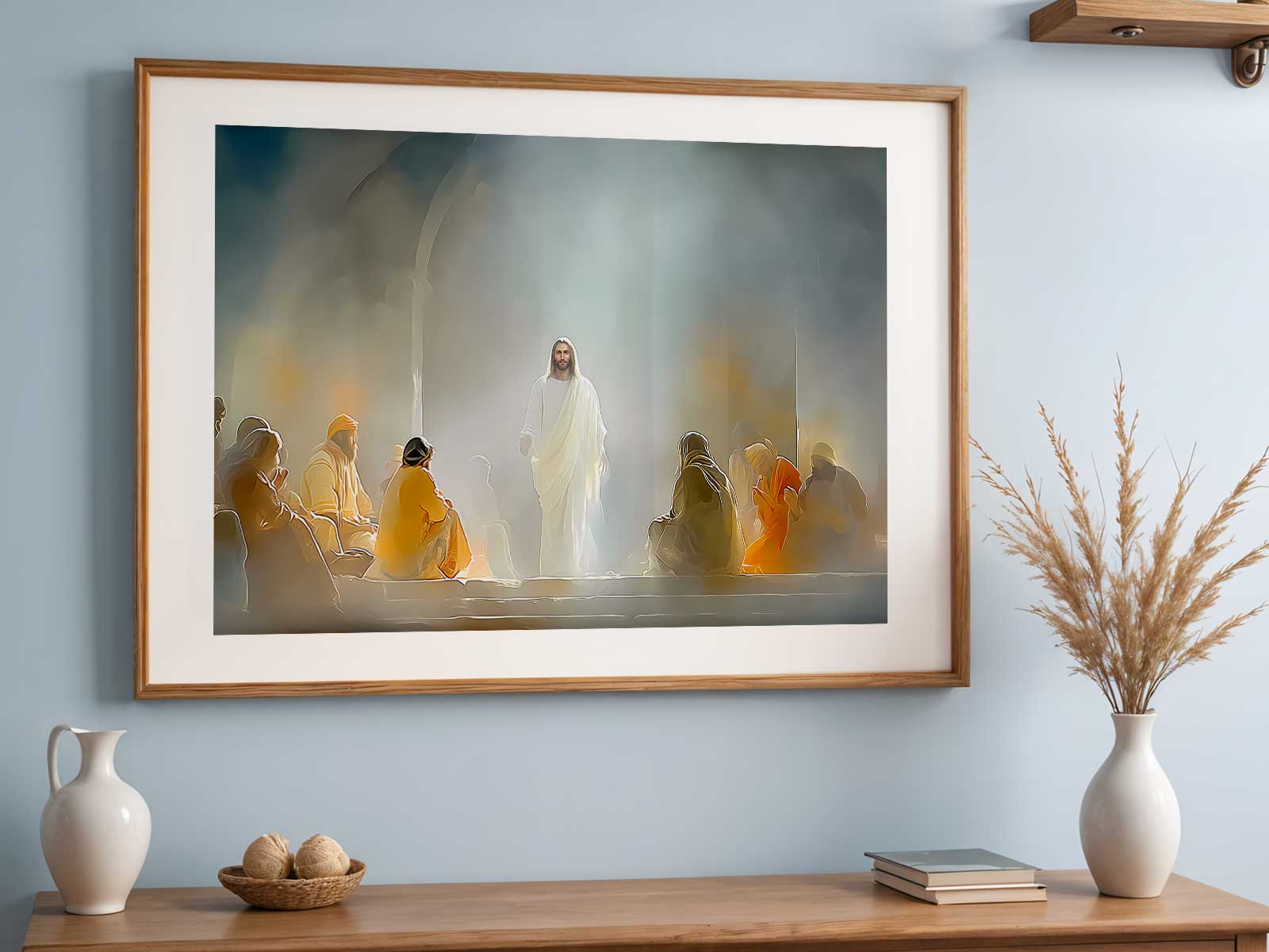 First light at dawn as the Resurrected Christ appears, symbolizing renewed hope and spiritual awakening